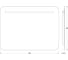 Зеркало со встроенным LED-светильником EVOFORM 6,5 W (80х60 см) (Без выключателя) BY 2145 3