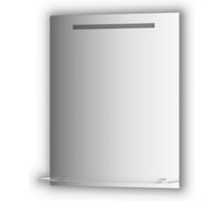 Зеркало с полочкой EVOFORM 60 см со встроенным LED-светильником 4 W (60x75 см) BY 2154