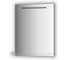 Зеркало с полочкой EVOFORM 60 см со встроенным LED-светильником 4 W (60x75 см) BY 2154 1