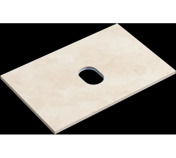 Столешница для ванной комнаты Sancos 600×460 мм, цвет kreman арт. TT60A2 1