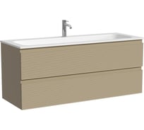 Тумба подвесная Sancos Folk 1190×445×500 мм, с двумя ящиками оснащёнными доводчиками, цвет Капучино, арт. FL120CP