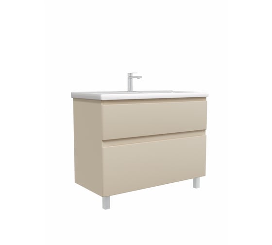 Тумба без раковины RUVANN STELLO 100 в ванную напольная, cappuccino Т.STELLO-CA.П-100Н