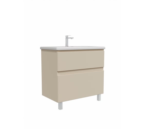 Тумба без раковины RUVANN STELLO 80 в ванную напольная, cappuccino Т.STELLO-CA.П-80Н