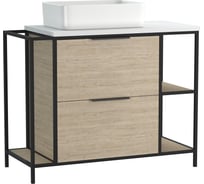 Тумба под раковину Cersanit BOSQUET 100 для CREA дуб А63013