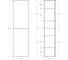 Шкаф подвесной BelBagno Оружейная сталь DUE-1500-2A-SC-GM-P 3