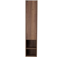 Шкаф подвесной BelBagno с распашной дверцей и открытой полкой Rovere Tabacco, левый KRAFT-1600-1A-SC-RT-L