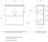 База под раковину подвесная BelBagno UNO-MINI-1000-2C-SO-VO 3