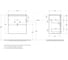 База под раковину подвесная BelBagno UNO-MINI-600-2C-SO-VO 2