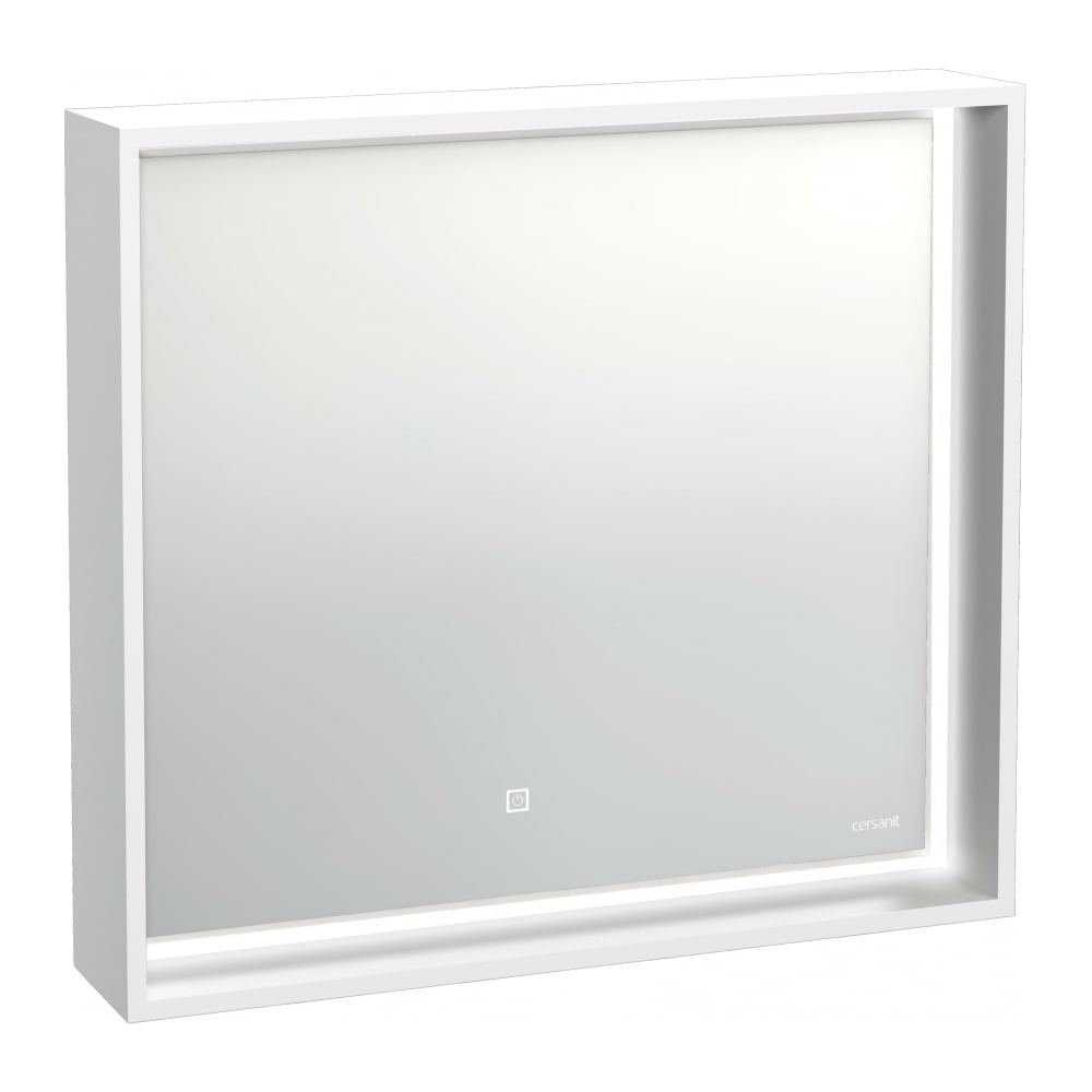 Зеркало Cersanit LOUNA 80 с подсветкой, белый LU-LOU80-Os - выгодная ...