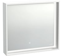 Зеркало Cersanit LOUNA 80 с подсветкой, белый LU-LOU80-Os