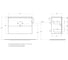 База под раковину подвесная BelBagno UNO-MINI-900-2C-SO-AO 2