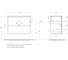 База под раковину подвесная BelBagno UNO-MINI-800-2C-SO-AO 2