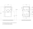 База под раковину подвесная BelBagno UNO-MINI-400-2C-SO-AO 3