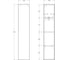 Шкаф подвесной BelBagno KRAFT-1600-1A-SC-BO 4