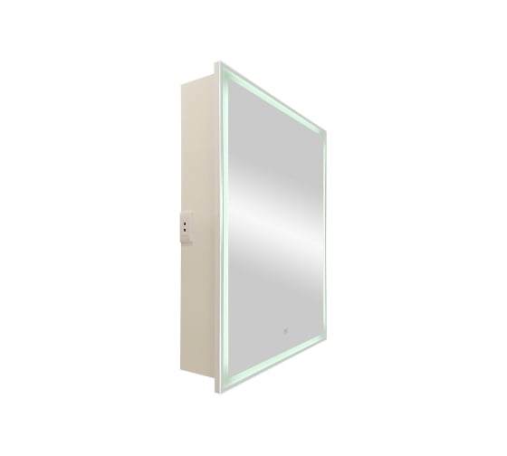 Зеркало-шкаф Alcora Comfort Led 600x800 мм, правый, с розеткой, сенсорное включение SP МВК005Super Pack