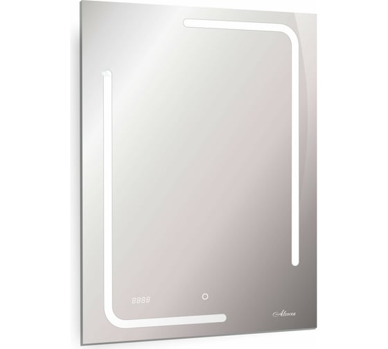 Зеркало Alcora Malaga Led 600x800, часы SP ЗЛП201Super Pack