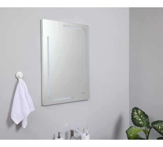 Зеркало Alcora Malaga Led 600x800, часы SP ЗЛП201Super Pack