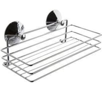 Полка настенная Delphinium скр.присоска W3090, металл, хром 106807