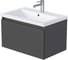 Тумба 1Marka Aris mini 70П (685х400х447) 1я антрацит/монолит дарк Ц0000042284 2