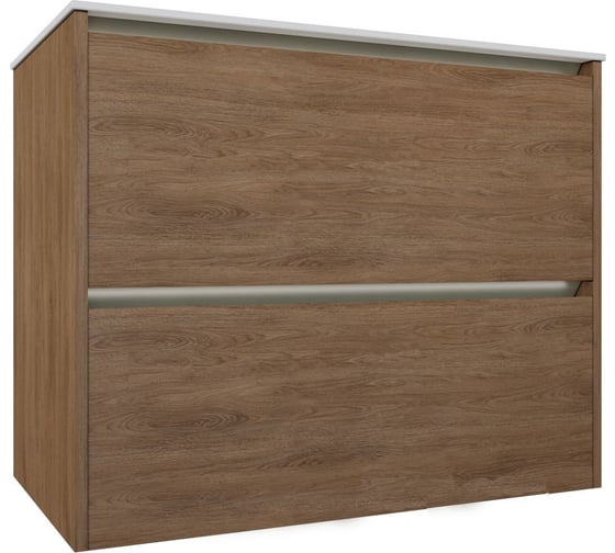 Тумба ALLEN BRAU 1.34012.NO ACTIVITY 80, дуб/олива браш (307984) 00307984 1