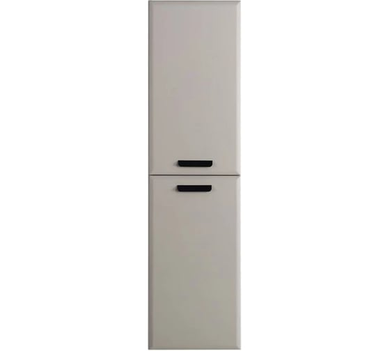 Шкаф подвесной Cezares ECO с двумя распашными дверцами с доводчиками, с двумя полками, универсальный, Серо-бежевый Матовый, 400x300x1500, ECO-CER-N-1500-2A-SC-GCO-P