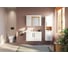 Зеркальный шкаф Vitra Core 100 см брашированный хром с подвесткой 66912 2