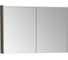 Зеркальный шкаф Vitra Core 100 см брашированный хром с подвесткой 66912 1