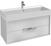 Тумба для раковины JACOB DELAFON EB1668-J5-J5 VIVIENNE 100 см, корпус белый блестящий, фасад белый блестящий 00000126972