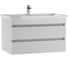Тумба подвесная Айсберг под раковину NOVA 80 Бриз с двумя ящиками В2 DB3015T 1