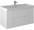 Тумба консольная BRIZ из ДСП и МДФ Сенсе, т20-100 (ум. BEAUTY), 248, 03-20100-20, 00 БЕЛ 1