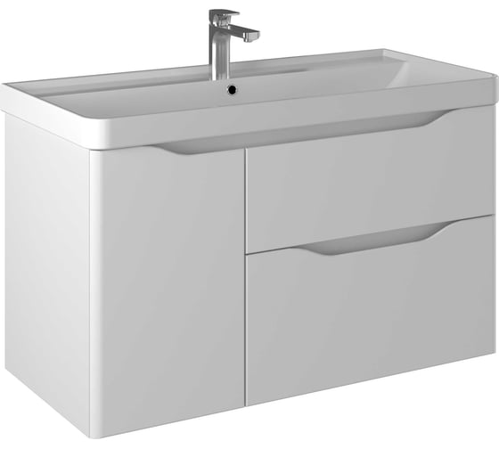 Тумба консольная BRIZ из ДСП и МДФ Равенна, т20-100 (ум-к BEAUTY/Прато), 250, 03-20100-20, 00 БЕЛ