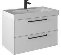 Тумба консольная PRATO из ДСП и МДФ Кватро, т18-80 (ум. Грэмми), 246, 03-18080-19, 00 БЕЛ