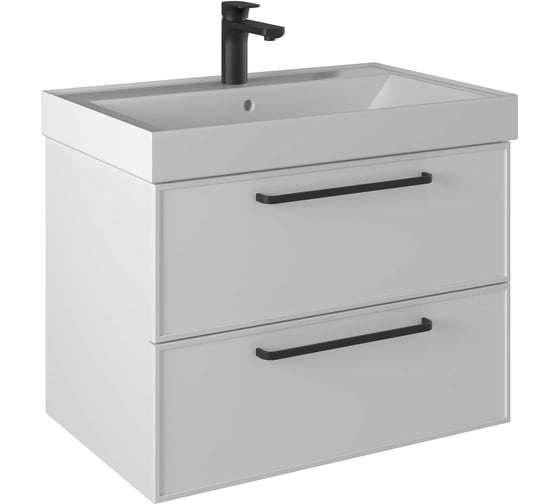 Тумба консольная PRATO из ДСП и МДФ Кватро, т18-70 (ум. Грэмми), 246, 03-18070-19, 00 БЕЛ