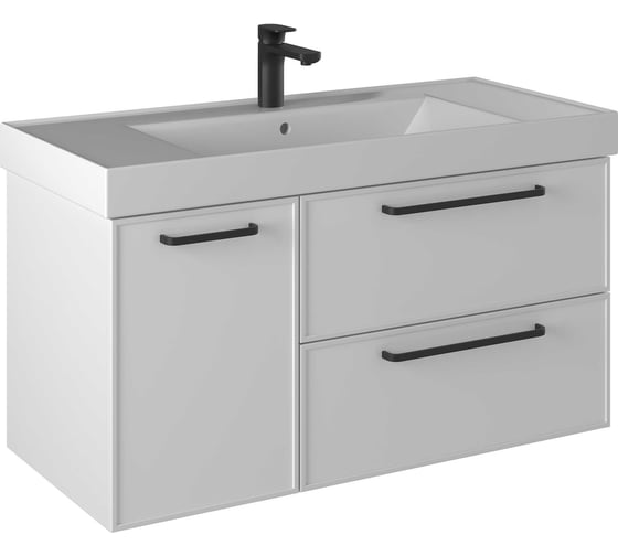 Тумба консольная PRATO из ДСП и МДФ Кватро, т20-100 (ум. Грэмми), 246, 03-20100-19, 00 БЕЛ