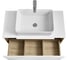 Тумба AQUATON Либерти 90 со столешницей, цвет Дуб Эльвезия/Белый глянец/Столешница белый глянец 1A2799V2LYC70 2