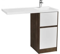 Тумба AQUATON Лондри 40 с фасадом, цвет Дуб кантри/белый 1A2670V2LHDY0
