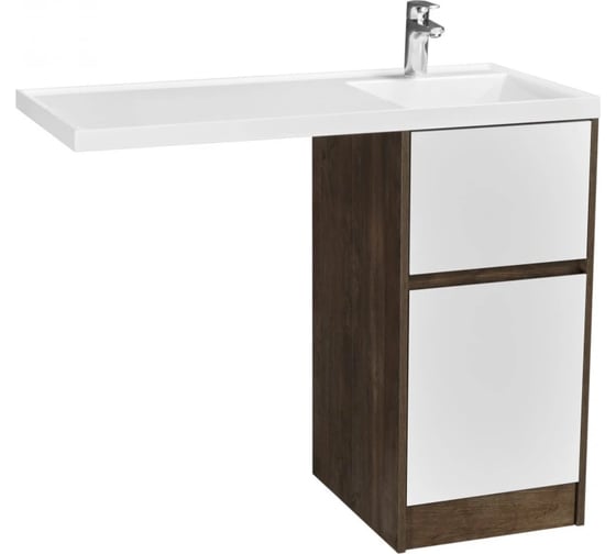 Тумба AQUATON Лондри 40 с фасадом, цвет Дуб кантри/белый 1A2670V2LHDY0