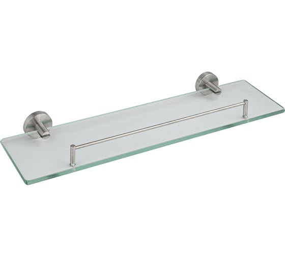 Полка стеклянная GFmark из нержавеющей стали 80006