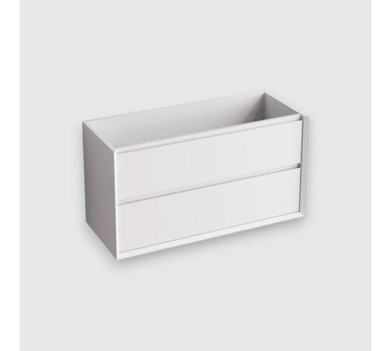Тумба под раковину Nofer COOL с 2 выдвижными ящиками 100x45x54 белый CL.100.WM