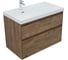 Тумба Aquanet Nova Lite 2.0 90 L 2 ящ. цв. дуб рустикальный (346318) 00346318 2