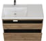 Тумба Aquanet Nova Lite 2.0 90 L 2 ящ. цв. дуб рустикальный (346318) 00346318 5