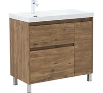 Тумба Aquanet Nova Lite 2.0 90 L напольная цв. дуб рустикальный (346346) 00346346
