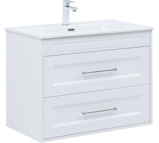 Тумба Aquanet Бостон new 80 цв.белый сатин (306368) 00306368