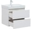 Тумба Aquanet Вега 60 (Ирис T) 2 ящ. цв. белый глянец (362546) 00362546 2