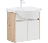 Тумба Aquanet Сидней 60 цв.дуб кантри/белый (раковина Shenxin) (345121) 00345121
