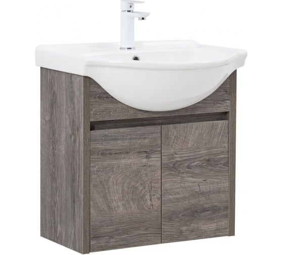 Тумба Aquanet Сидней 60 цв.дуб рошелье (раковина Shenxin) (345120) 00345120