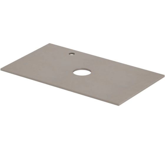 Столешница Aquanet Flat 80 отв. слева цв. бежевый (345780) 00345780