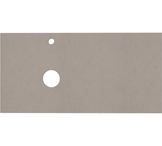 Столешница Aquanet Nova Lite 2.0 100 L с отв. цв. бежевый (373605) 00373605