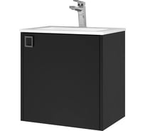 Тумба под раковину для ванной Uperwood Aurora_50 см, черный матовый TAurora50bm