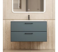 Тумба под раковину для ванной Uperwood Foster New_90 см, подвесная, серый графит TFosterNEW90g